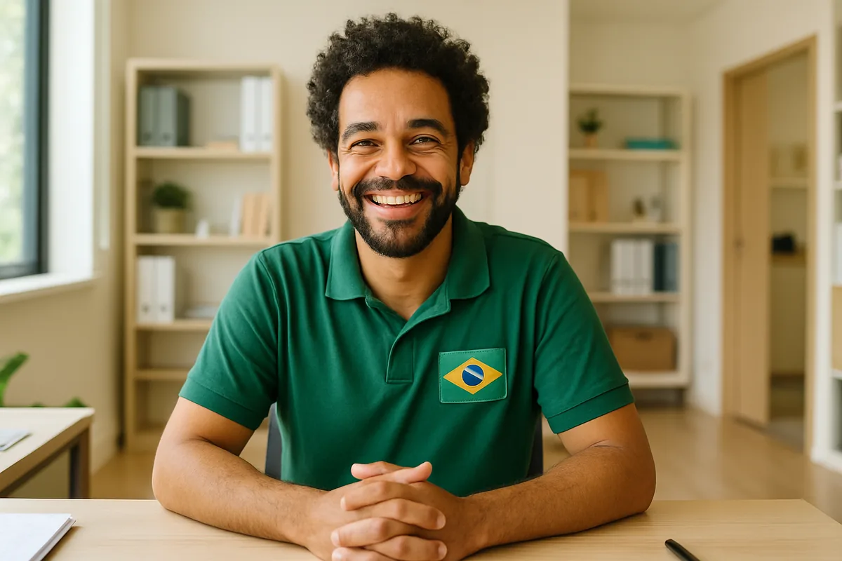 Pessoa aproveitando um dia de férias